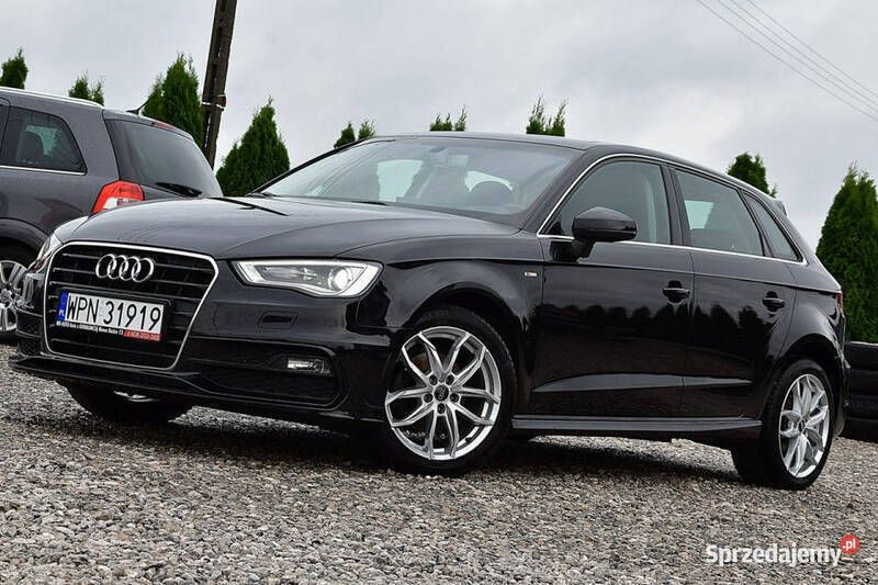 Czarny Używany 2016 Audi A3 S-Line Hatchback | 44 900 zł (Dobra cena) - Obraz 1/4