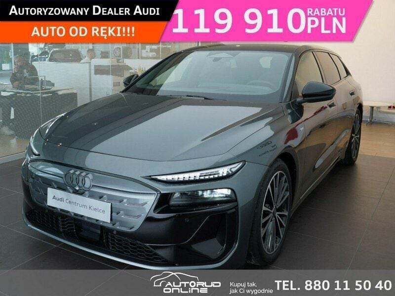 Szary (metalik, perła) Używany 2025 Audi A6 e-tron Kombi | 289 900 zł - Obraz 1/4