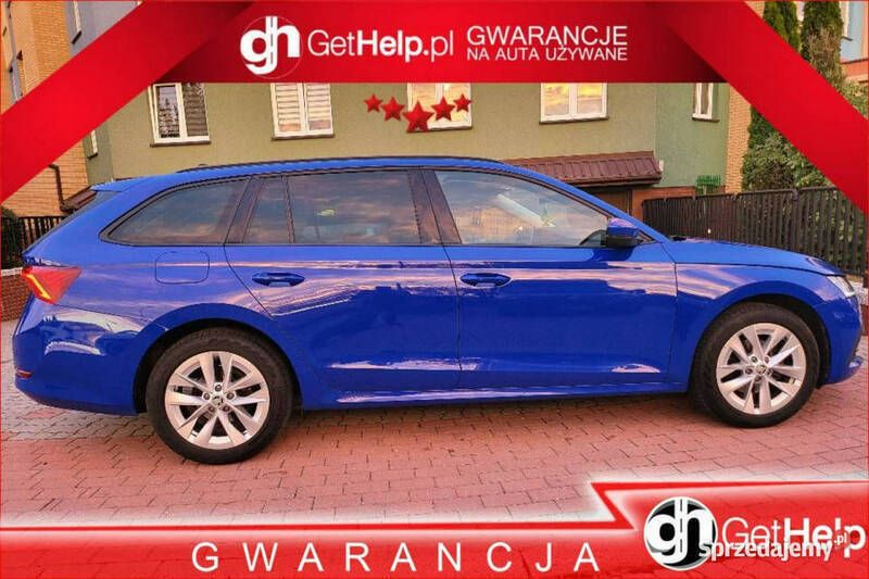 Niebieski Używany 2021 Skoda Octavia Kombi | 52 777 zł (Super Cena) - Obraz 1/4