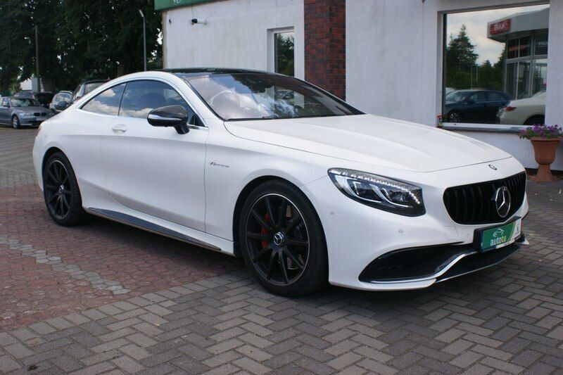 Biały (metalik, perła) Używany 2016 Mercedes S63 AMG AMG Coupe | 299 000 zł - Obraz 1/4