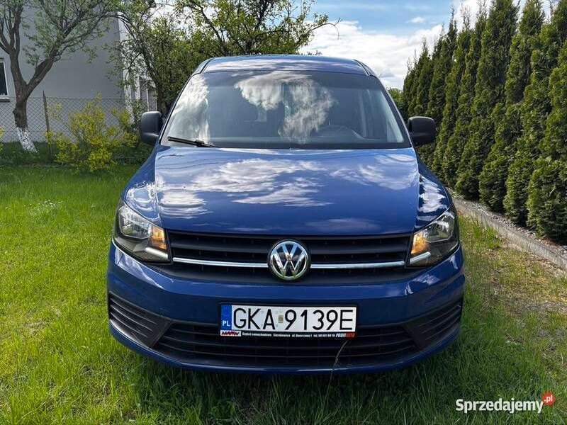 Niebieski Używany 2019 VW Caddy Minivan | 36 900 zł (Super Cena) - Obraz 1/4