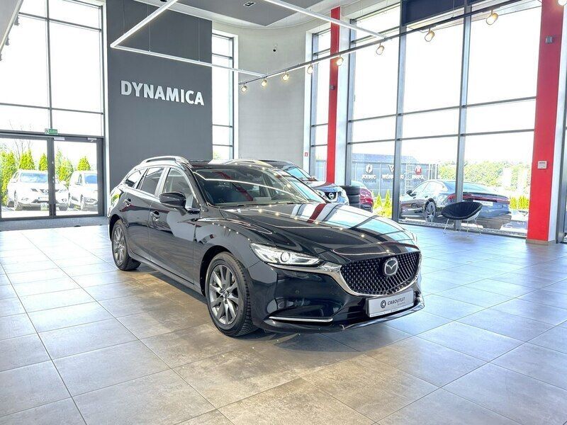Czarny Używany 2022 Mazda 6 Center-Line Kombi | 104 900 zł (Uczciwa cena) - Obraz 1/3