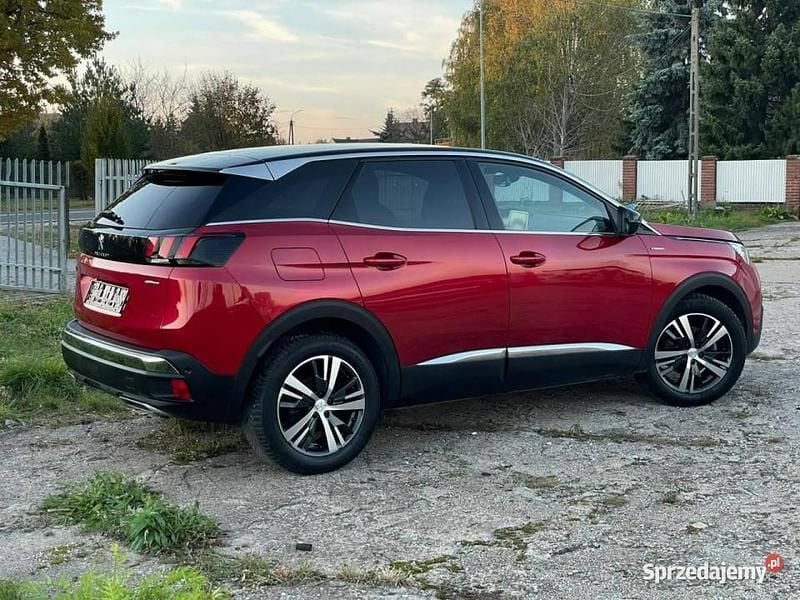 Używany Peugeot 3008 GT-line 130 KM (95 kW) 2018 Bordowy (metalik) SUV