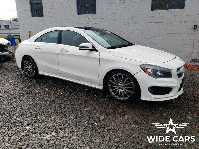 Biały (metalik) Używany 2016 Mercedes CLA250 Sedan/Limuzyna | 39 800 zł - Obraz 1/4