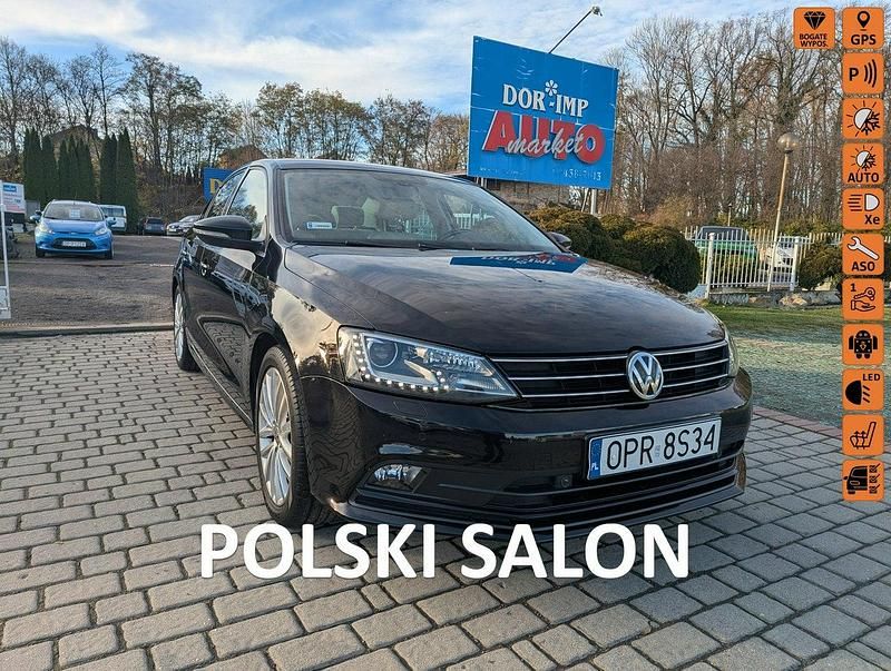Czarny (metalik) Używany 2015 VW Jetta Sedan/Limuzyna | 36 900 zł (Dobra cena) - Obraz 1/4