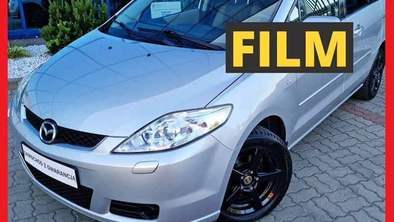 Srebrny Używany 2007 Mazda 5 Minivan | 8400 zł (Dobra cena) - Obraz 1/3