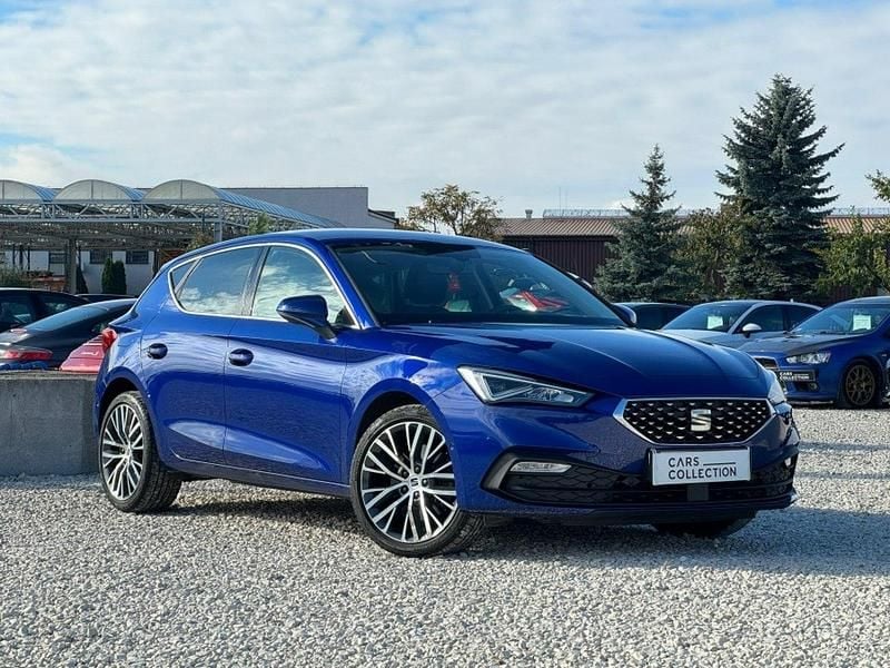 Niebieski (metalik) Używany 2020 Seat Leon Hatchback | 77 900 zł (Dość drogi) - Obraz 1/4