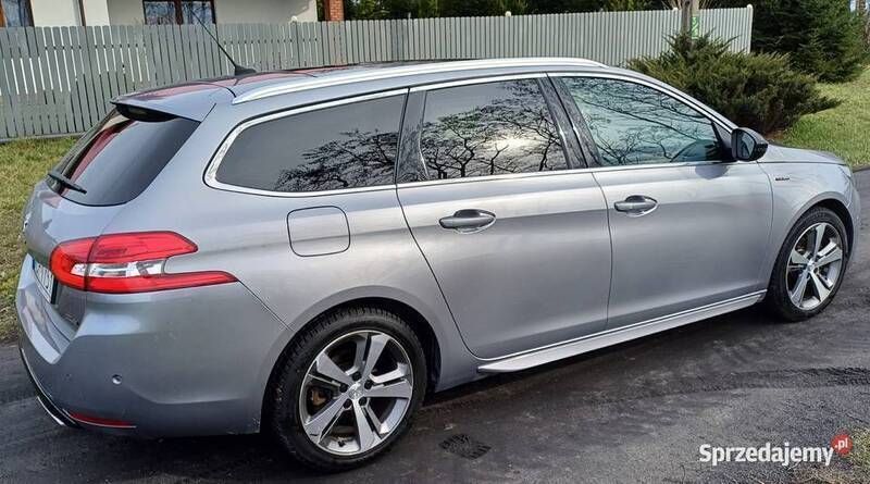Srebrny Używany 2018 Peugeot 308 GT-line Kombi | 47 900 zł - Obraz 1/4