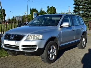 Srebrny Używany 2004 VW Touareg SUV | 22 900 zł - Obraz 1/4