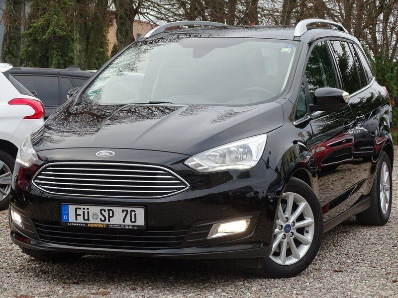 Czarny Używany 2015 Ford Grand C-Max Minivan | 43 900 zł - Obraz 1/4