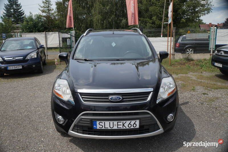 Czarny Używany 2008 Ford Kuga SUV | 27 900 zł (Uczciwa cena) - Obraz 1/4