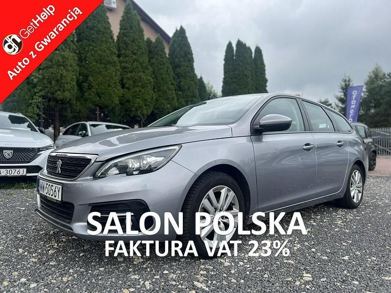 Srebrny (metalik) Używany 2021 Peugeot 308 Kombi | 42 900 zł (Dobra cena) - Obraz 1/4