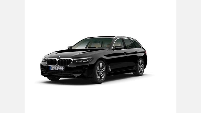 Czarny Używany 2021 BMW 520 Kombi | 154 900 zł - Obraz 1/3