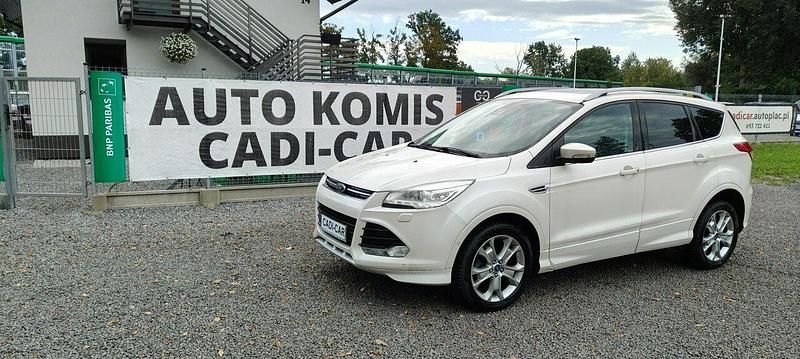 Biały Używany 2014 Ford Kuga SUV | 39 900 zł (Uczciwa cena) - Obraz 1/4