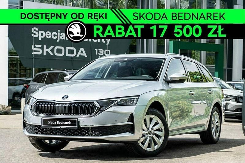 Srebrny Nowe 2025 Skoda Octavia Selection Kombi | 140 800 zł (Uczciwa cena) - Obraz 1/4