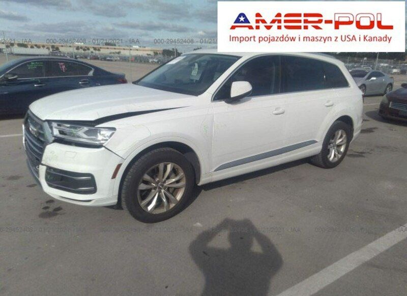 Biały Używany 2018 Audi Q7 Premium SUV | 103 000 zł - Obraz 1/4