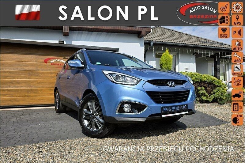 Niebieski Używany 2014 Hyundai ix35 SUV | 51 900 zł (Uczciwa cena) - Obraz 1/4