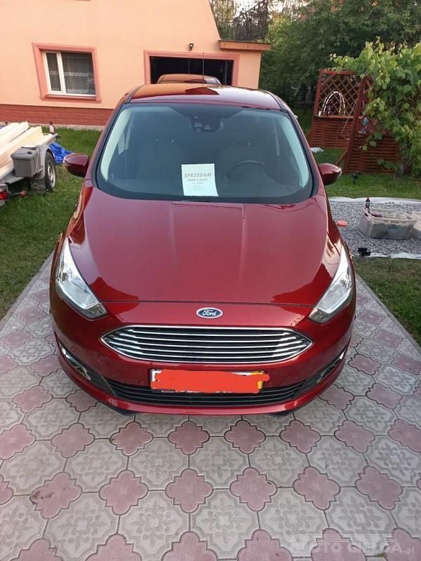 Czerwony Używany 2015 Ford C-MAX Titanium Minivan | 44 500 zł (Drogi) - Obraz 1/4