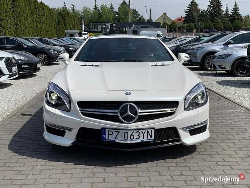 Biały Używany 2012 Mercedes SL63 AMG AMG Kabriolet | 249 000 zł - Obraz 1/4