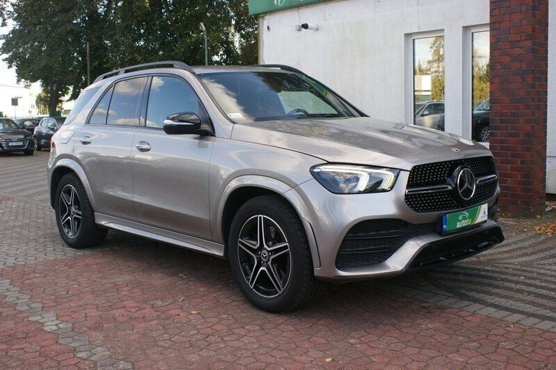 Złoty (metalik) Używany 2021 Mercedes GLE300 SUV | 255 000 zł (Uczciwa cena) - Obraz 1/4