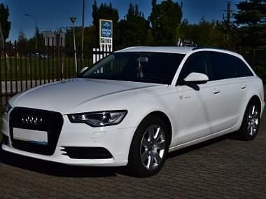 Biały Używany 2014 Audi A6 Kombi | 51 800 zł (Uczciwa cena) - Obraz 1/4