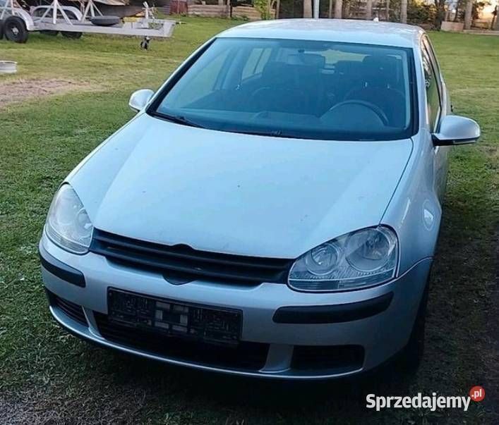 Srebrny Używany 2004 VW Golf V Hatchback | 6500 zł (Uczciwa cena) - Obraz 1/4