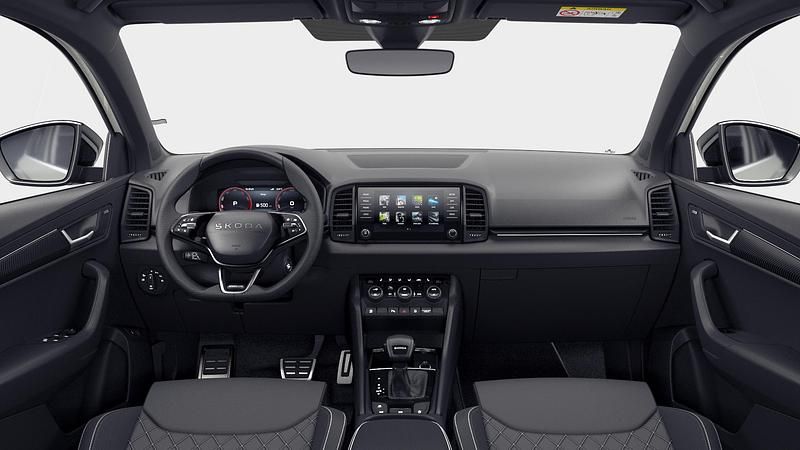 Szary steel niemetalizowany Nowe 2026 Skoda Karoq SportLine SUV | 181 400 zł (Dość drogi) - Obraz 1/1