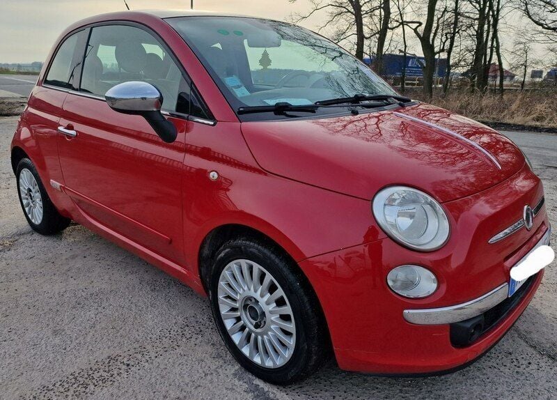 Czerwony Używany 2010 Fiat 500 Hatchback | 9999 zł (Super Cena) - Obraz 1/4