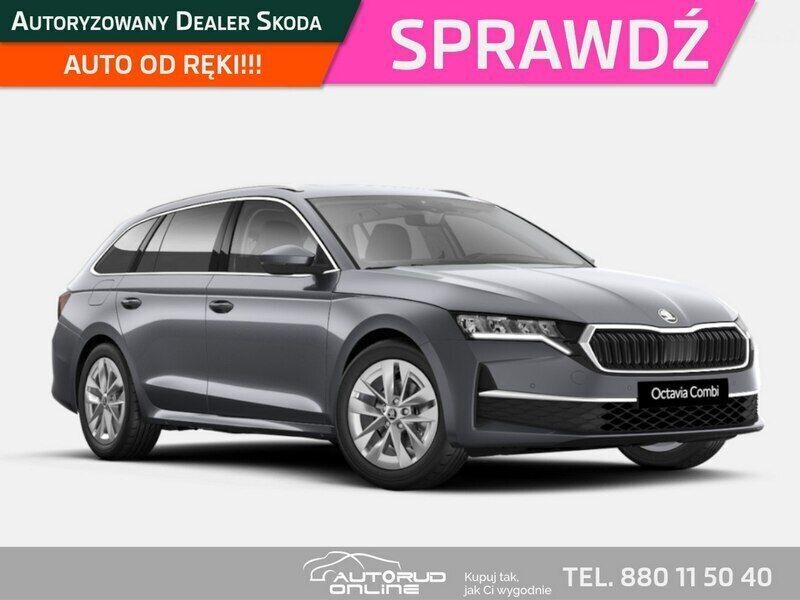Szary (metalik) Nowe 2025 Skoda Octavia Kombi | 139 150 zł (Dobra cena) - Obraz 1/4
