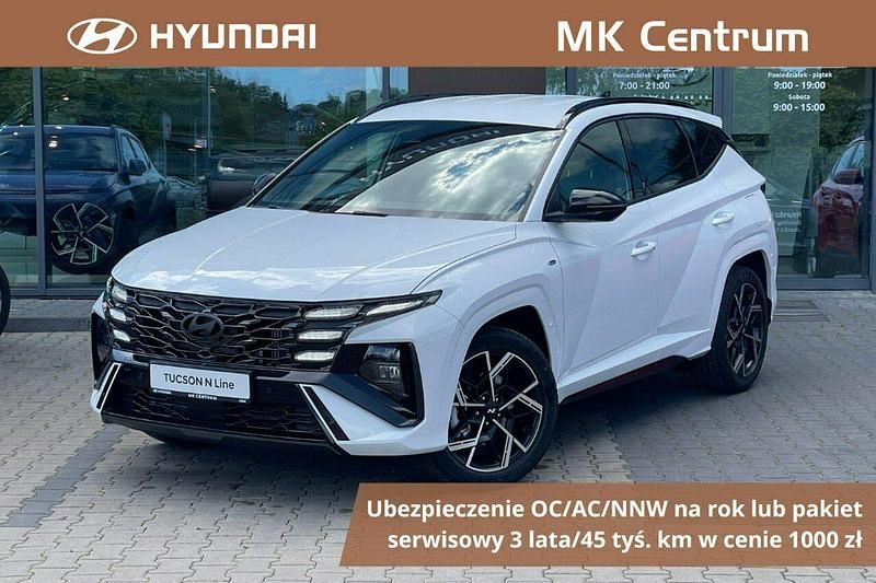 Biały Nowe 2025 Hyundai Tucson N Line SUV | 144 000 zł (Uczciwa cena) - Obraz 1/4