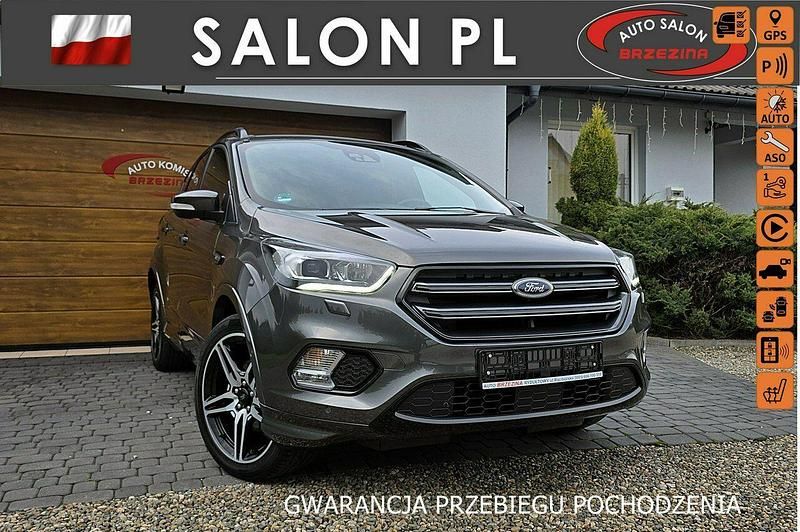 Szary Używany 2018 Ford Kuga ST-Line SUV | 69 900 zł (Uczciwa cena) - Obraz 1/4