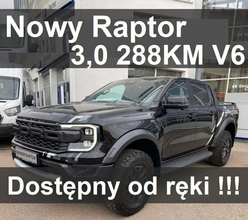 Czarny Nowe 2024 Ford Ranger Raptor Pickup | 354 240 zł (Uczciwa cena) - Obraz 1/1