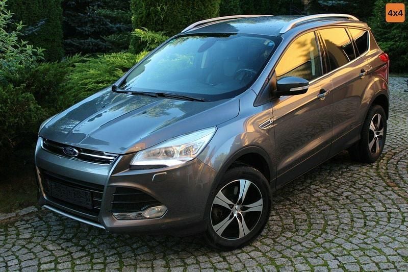 Szary Używany 2014 Ford Kuga SUV | 46 900 zł (Uczciwa cena) - Obraz 1/4