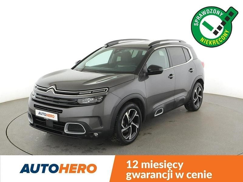 Szary Używany 2019 Citroën C5 Aircross SUV | 65 300 zł (Dość drogi) - Obraz 1/3