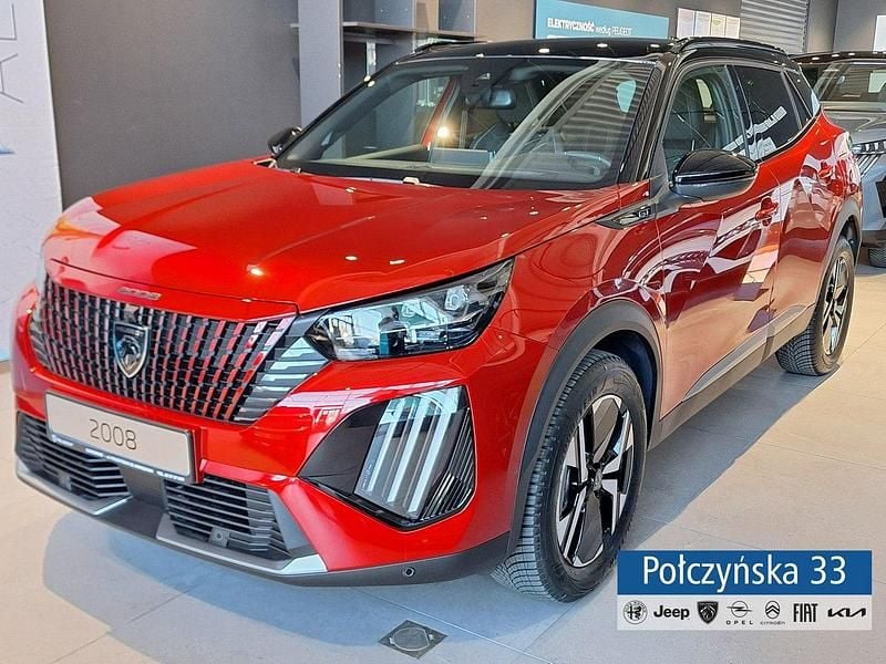 Nowe Peugeot 2008 145 KM (106 kW) 2025 Czerwony (metalik) SUV