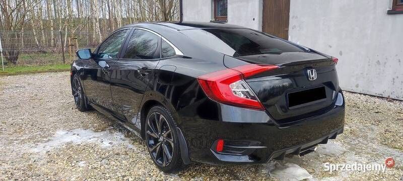 Używany Honda Civic Sport 2019 Czarny Sedan/Limuzyna