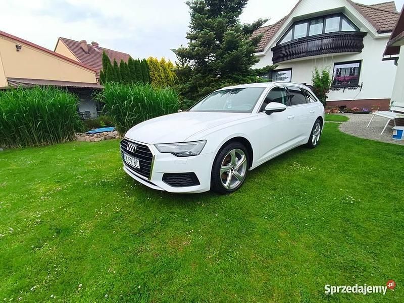 Biały Używany 2019 Audi A6 Kombi | 95 500 zł (Uczciwa cena) - Obraz 1/4