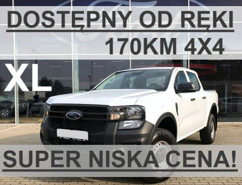 Biały Nowe 2024 Ford Ranger XL Pickup | 158 657 zł (Uczciwa cena) - Obraz 1/2