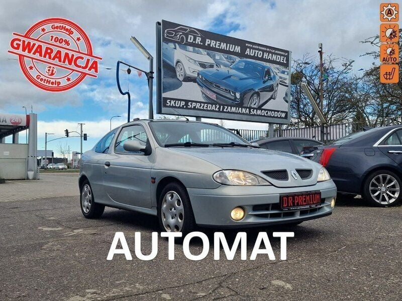 Srebrny Używany 2000 Renault Mégane Coupé Coupe | 8590 zł (Dość drogi) - Obraz 1/4