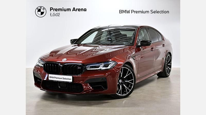 Czerwony aventurine bmw individual metalizowany Używany 2023 BMW M5 Competition Edition Sedan/Limuzyna | 449 900 zł (Dobra cena) - Obraz 1/3