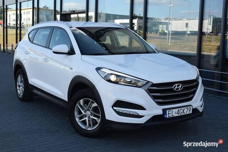 Biały Używany 2017 Hyundai Tucson SUV | 53 900 zł (Dobra cena) - Obraz 1/4