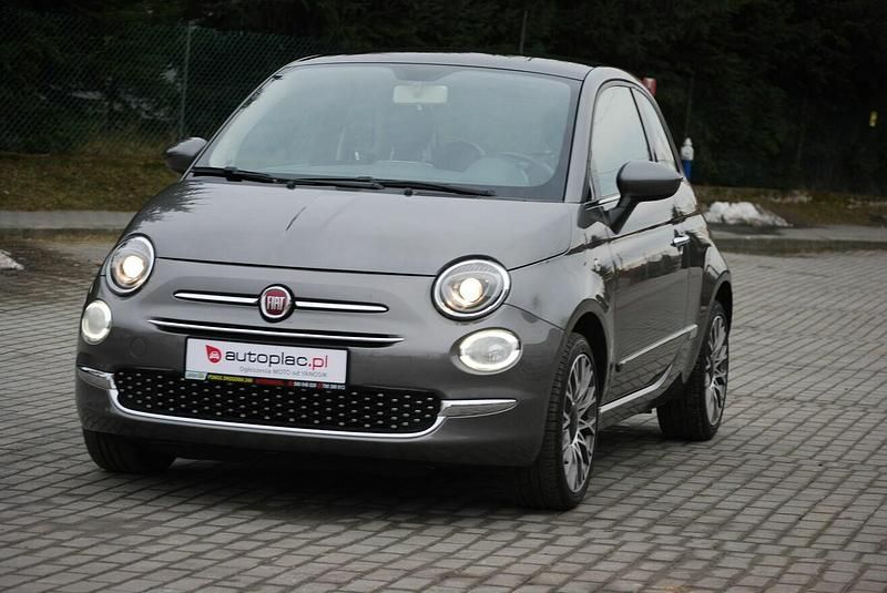 Brązowobeżowy Używany 2016 Fiat 500 Hatchback | 39 999 zł (Drogi) - Obraz 1/4