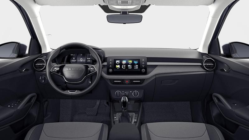 Nowe Skoda 105 85 KM (62 kW) 2026 Błękit race metalizowany Sedan/Limuzyna