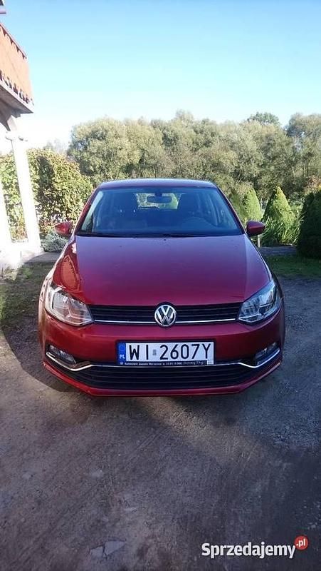 Bordowy Używany 2015 VW Polo Highline Hatchback | 33 000 zł (Uczciwa cena) - Obraz 1/4