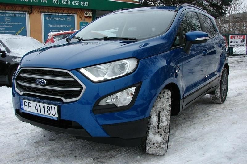 Niebieski Używany 2019 Ford Ecosport SUV | 39 900 zł (Dobra cena) - Obraz 1/4