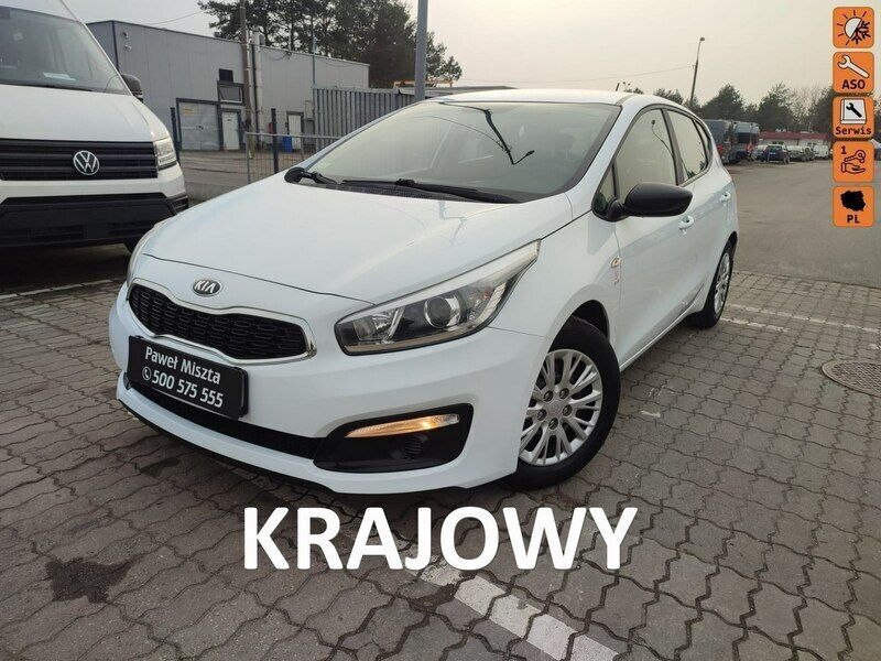 Biały (metalik) Używany 2016 Kia Ceed Hatchback | 44 900 zł (Drogi) - Obraz 1/4