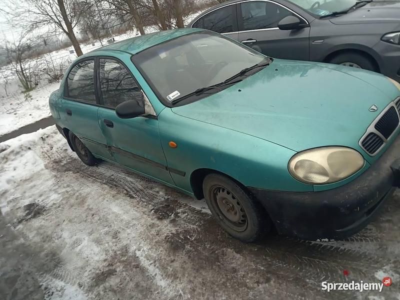Zielony Używany 1999 Chevrolet Lanos Sedan/Limuzyna | 1900 zł - Obraz 1/4