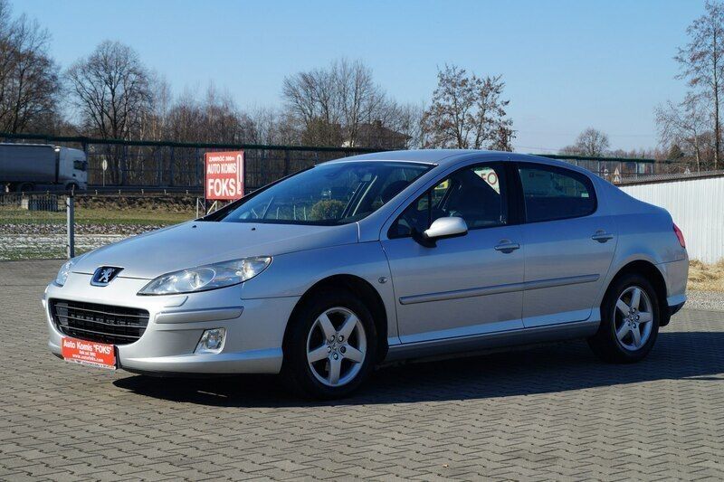 Srebrny Używany 2008 Peugeot 407 Sedan/Limuzyna | 13 900 zł (Dość drogi) - Obraz 1/4