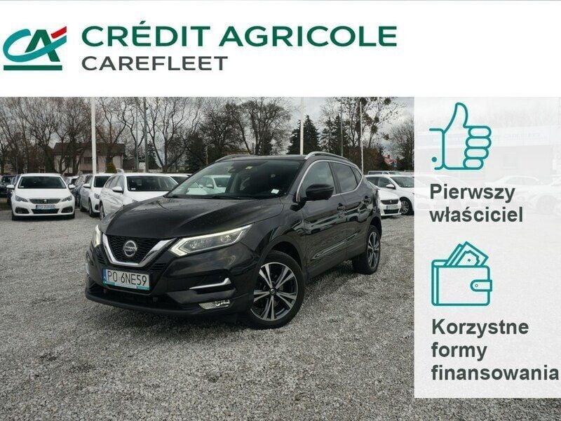 Czarny Używany 2019 Nissan Qashqai N-Connecta SUV | 58 500 zł (Super Cena) - Obraz 1/4
