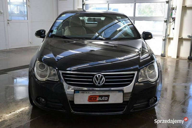 Czarny Używany 2007 VW Eos Kabriolet | 8800 zł - Obraz 1/4